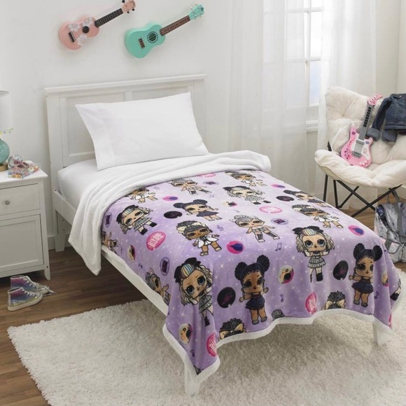 L.O.L. Surprise! Bedding Lol Sherpa Backed Blanket New Poshmark